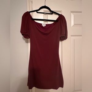 Cowl neck dress
